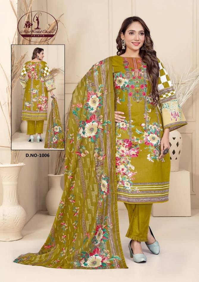 Mahenoor Vol 1 By Miss World Lawn Cotton Dress Material Wholesale Clothing Suppliers In India
